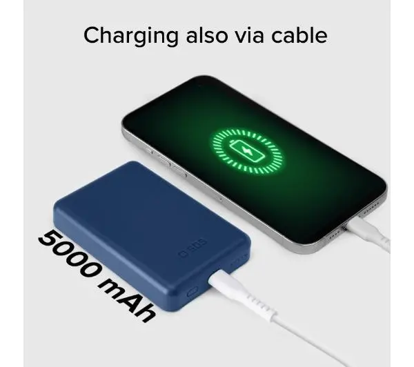 SBS TEBB5000MAG1CB 5000mAh Magsafe 10W Niebieski
