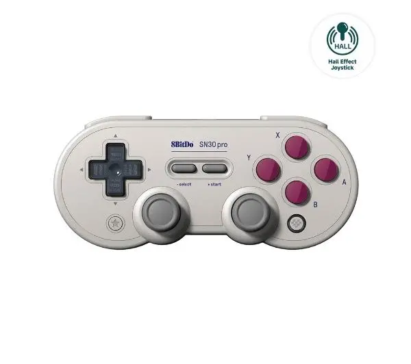 8BitDo SN30 Pro Bluetooth Hall Effect do PC, Nintendo Switch, Android, iOS Bezprzewodowy Classic