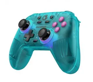 GameSir HRG7111 Nova Neon Teal.do PC Nintendo Switch Androis iOS Bezprzewodowy/Przewodowy Niebiesko-Zielony