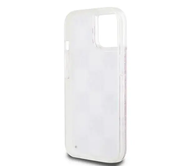 DKNY Liquid Glitter Multilogo do iPhone 15 Różowy