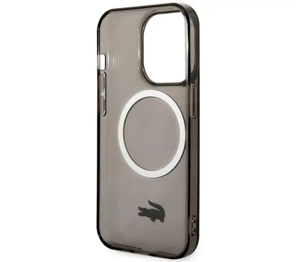 Lacoste Transparent MagSafe do iPhone 14 Pro Czarny