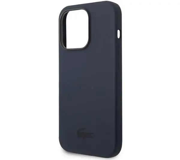 Lacoste Silicone do iPhone 14 Pro Granatowy