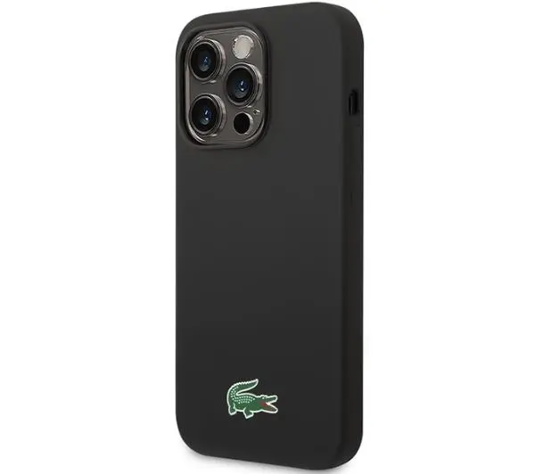 Lacoste Silicone MagSafe do iPhone 14 Pro Czarny
