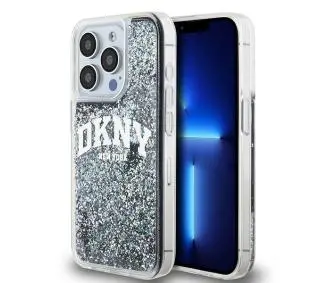 DKNY Hardcase Liquid Glitter Big Logo do iPhone 14 Pro Czarny