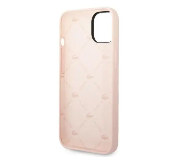 Lacoste Silicone do iPhone 14 Plus Jasnoróżowy