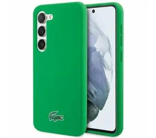 Lacoste LCHCS23MSLON Hardcase Silicone do Samsung Galaxy S23+ Zielony