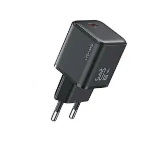 USAMS CC186TC01 1x USB-C PD3.0 Fast Charging X-ron Series 30W Czarny
