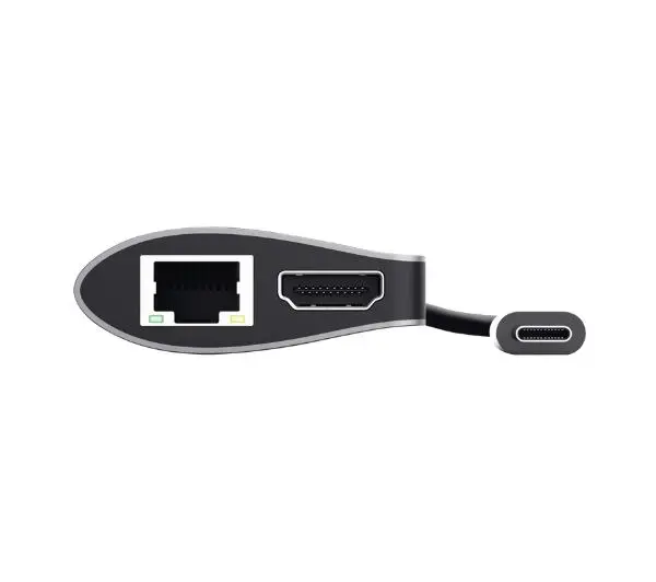 Trust Dalyx 7w1 USB-C Szary