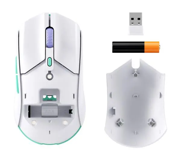 HyperX Pulsefire Haste 2 Core Wireless Biały