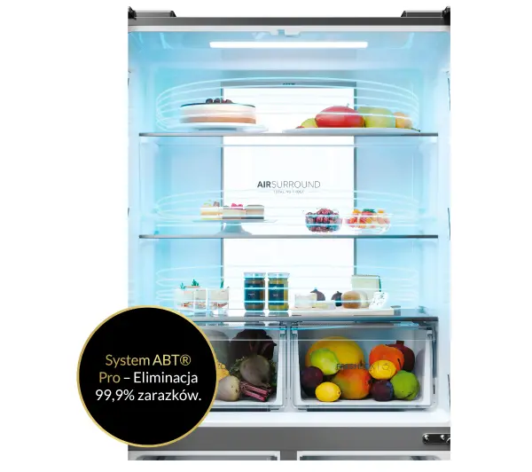 Haier Seria 7 HCR7818DWPT Pełny No Frost 181,5cm Dystrybutor wody Zdalne sterowanie Czarny łupkowy - Kup na Raty - RRSO 0%