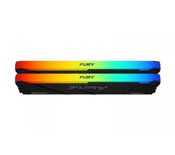 Kingston FURY Beast RGB DDR4 16GB (2 x 8GB) 3600 CL17 Czarny - Kup na Raty - RRSO 0%