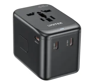 Unitek P1122ABK01 EU/US/UK/AUS PowerDelivery 65W