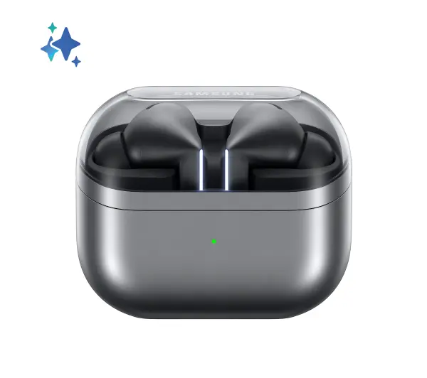 Samsung Galaxy Buds 3 Pro SM-R630NZA Dokanałowe Bluetooth 5.4 Funkcje AI Srebrny - ⚡ BESTSELLERY ⚡ - Kup na Raty - RRSO 0%