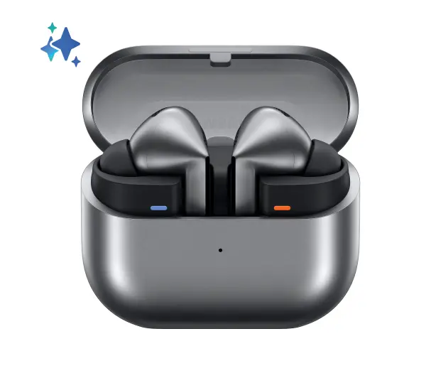 Samsung Galaxy Buds 3 Pro SM-R630NZA Dokanałowe Bluetooth 5.4 Funkcje AI Srebrny - ⚡ BESTSELLERY ⚡ - Kup na Raty - RRSO 0%