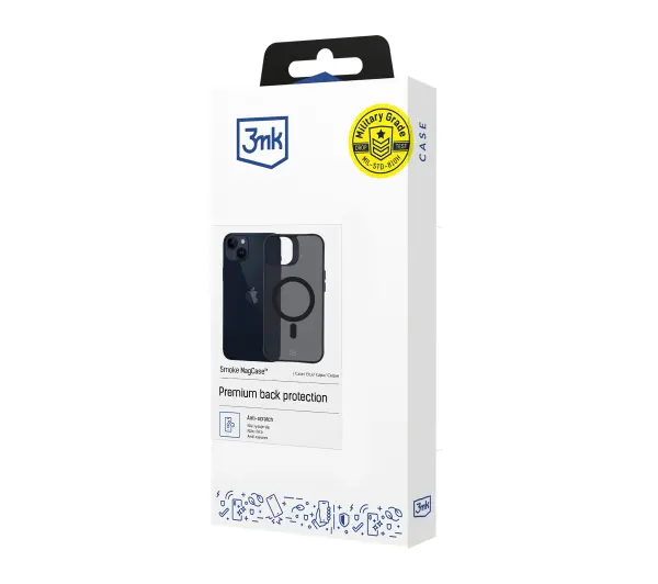 3mk Smoke MagCase do iPhone 14 Plus Czarny