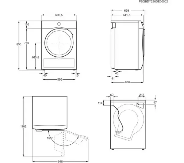 Electrolux 900 PerfectCare EW9D787KCP Funkcje AI 63,6cm 8kg Zdalne sterowanie - TRZECI -55%, ALBO 5-TY ZA 1ZŁ - Kup na Raty - RRSO 0%