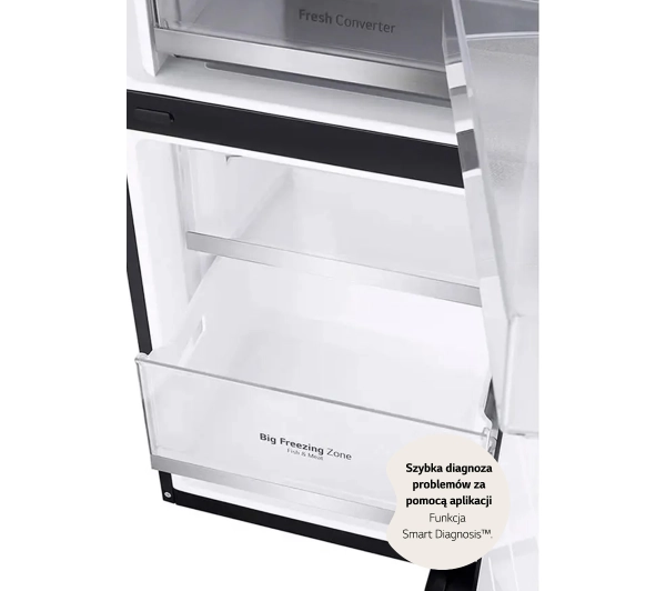 LG MoodUP InstaView GBG719MDNN Funkcje AI Pełny No Frost 187cm Komora świeżości Zdalne sterowanie Zmienny kolor frontu - TRZECI -55%, ALBO 5-TY ZA 1ZŁ - Kup na Raty - RRSO 0%