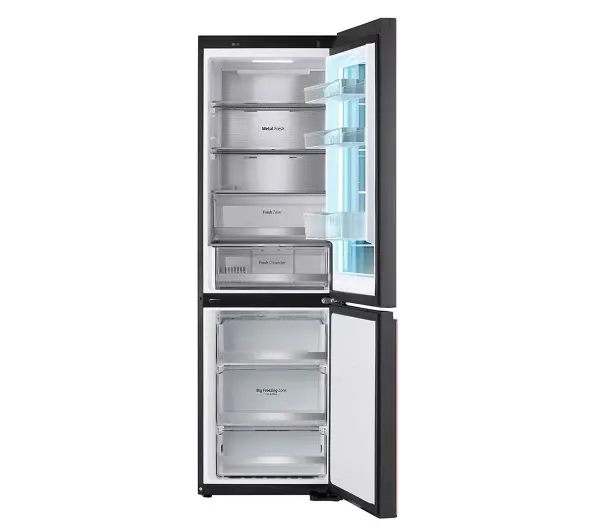 LG MoodUP InstaView GBG719MDNN Funkcje AI Pełny No Frost 187cm Komora świeżości Zdalne sterowanie Zmienny kolor frontu - TRZECI -55%, ALBO 5-TY ZA 1ZŁ - Kup na Raty - RRSO 0%