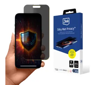 3mk Silky Matt Privacy do iPhone 15 Pro