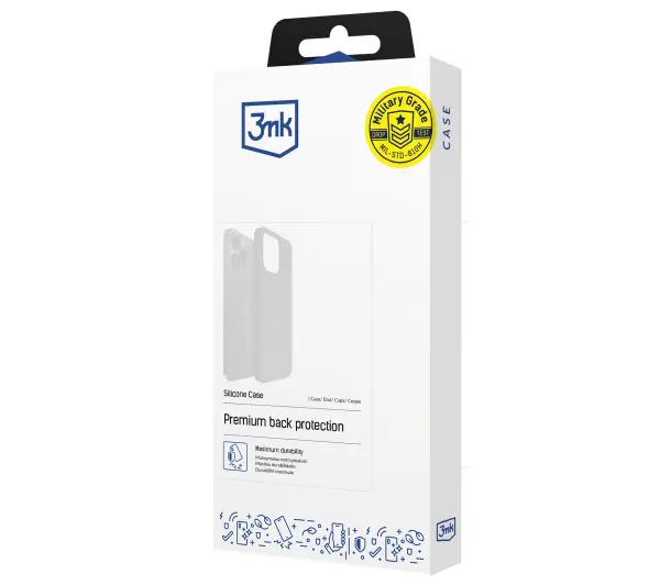 3mk Silicone Case do iPhone 15 Pro Max Niebieski