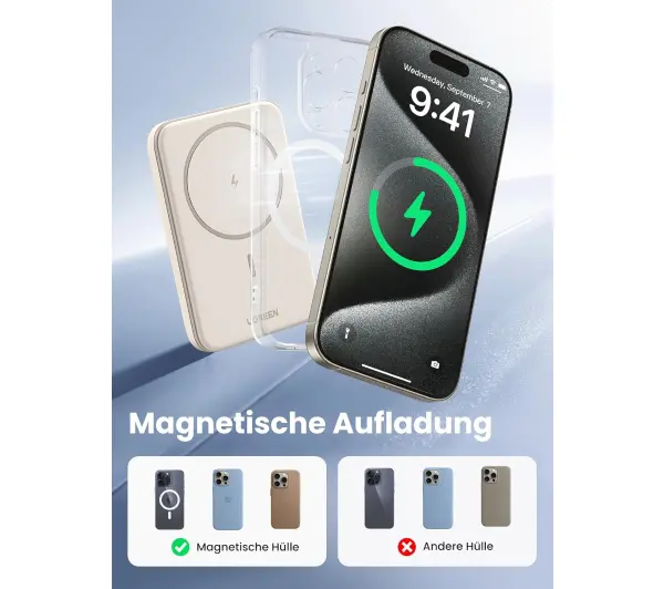 UGREEN PB560 5000mAh MagSafe 15W Beżowy