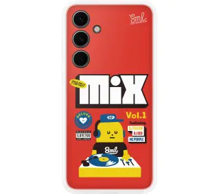 Samsung FlipSuit Case do Galaxy S24 FE Czerwony