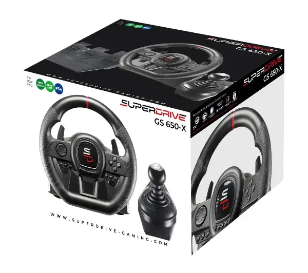 Subsonic Superdrive GS 650-X z pedałami i skrzynią biegów do PS4 i Xbox - Kup na Raty - RRSO 0%