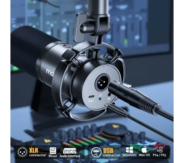 Maono PD200x Przewodowy Dynamiczny Biały