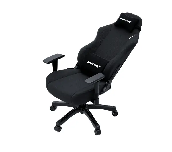 Anda Seat Luna L Gamingowy do 110kg Tkanina Czarny - Kup na Raty - RRSO 0%