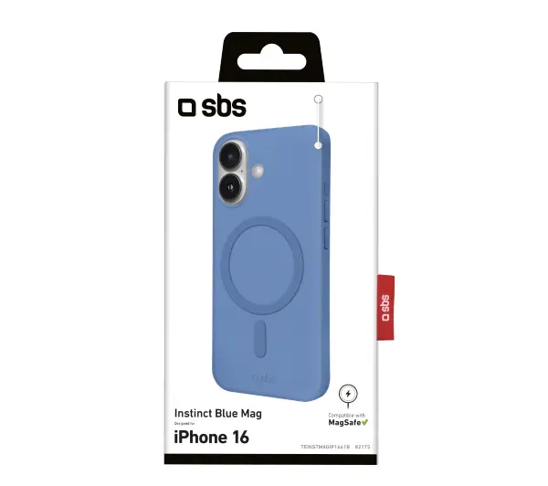 SBS Instinct MagSafe do iPhone 16 Niebieski