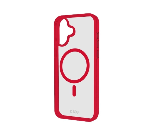 Etui SBS Mag Frame do Apple iPhone 16 Czerwony