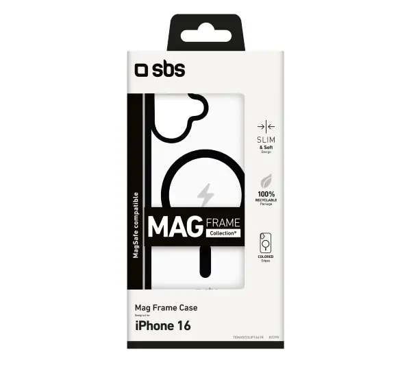 SBS Mag Frame TEMAGCOLIP1661K do iPhone 16 Czarny