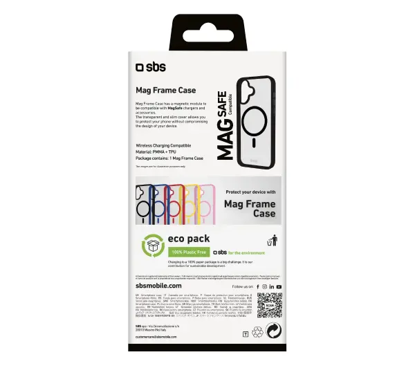 SBS Mag Frame TEMAGCOLIP1661K do iPhone 16 Czarny