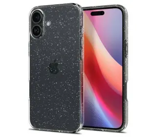 Spigen Liquid Crystal Glitter do iPhone 16 Plus Przezroczysty