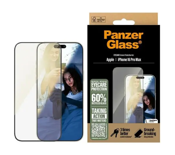 Szkło hartowane PANZERGLASS EyeCare do Apple iPhone 16 Pro Max