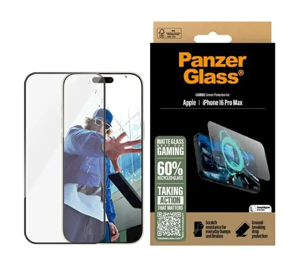 PanzerGlass Gaming Screen Protector do iPhone 16 Pro Max