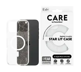 PanzerGlass Flagship Star Lit Case MagSafe do iPhone 16 Pro Max Biały