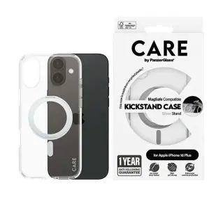 PanzerGlass Kickstand Case MagSafe iPhone 16 Plus Srebrny