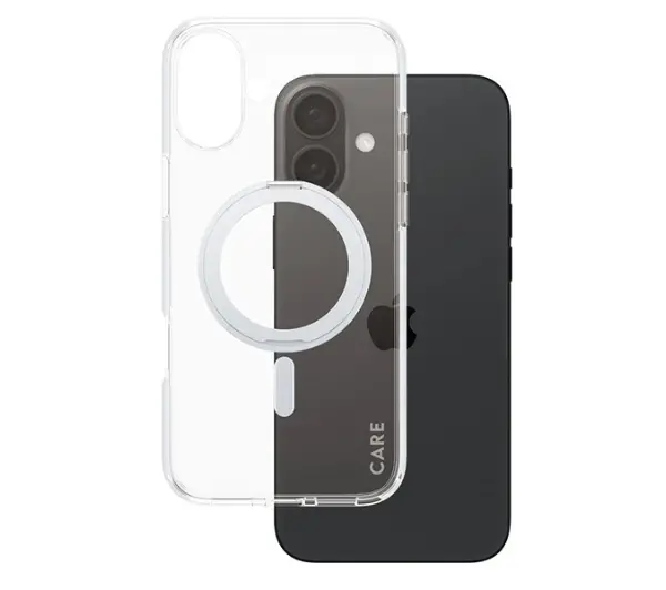 PanzerGlass Kickstand Case MagSafe iPhone 16 Plus Srebrny