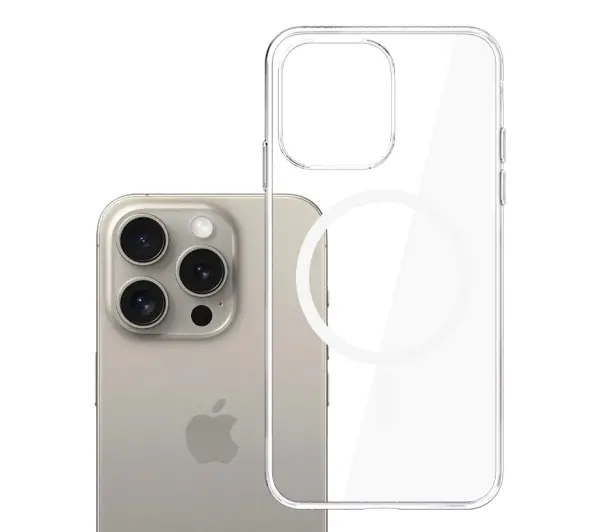 3mk Clear Magcase do iPhone 15 Pro Przezroczysty