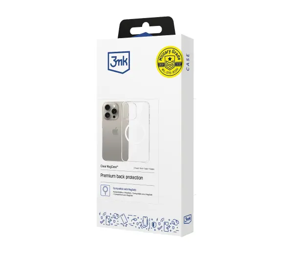 3mk Clear Magcase do iPhone 15 Pro Przezroczysty