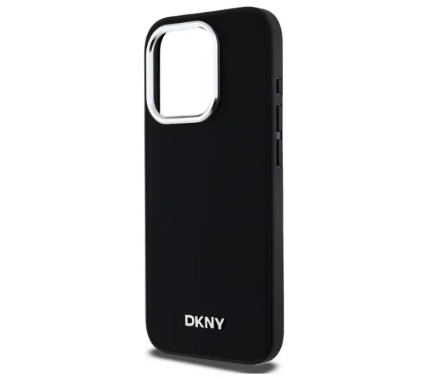 DKNY Plain Logo MagSafe do iPhone 15 Pro Max Czarny