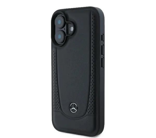 Mercedes-Benz Leather Urban do iPhone 16 Czarny