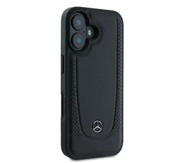 Mercedes-Benz Leather Urban do iPhone 16 Czarny