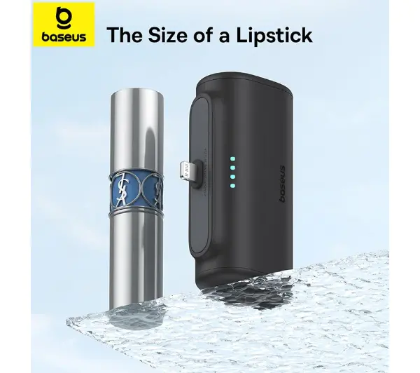 Baseus Compact IP 5000mAh 20W Lightning Czarny
