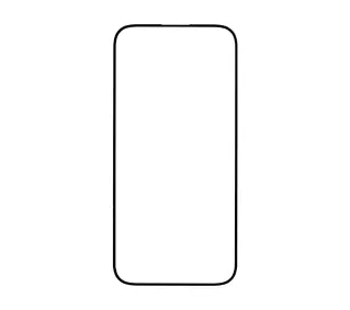 Winner WG 4D Full Glue do iPhone 15 Czarny