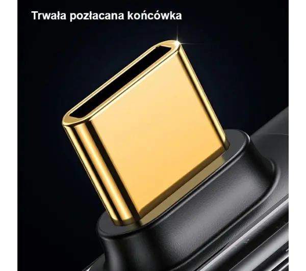 USAMS USB-C do USB-C PD 100W Fast Charging Iceflake Series 2m Biały