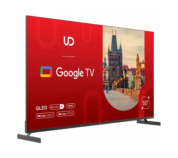 UD TV 55QGU7210S 55"QLED 4K Google TV Dolby Vision Dolby Atmos DVB-T2