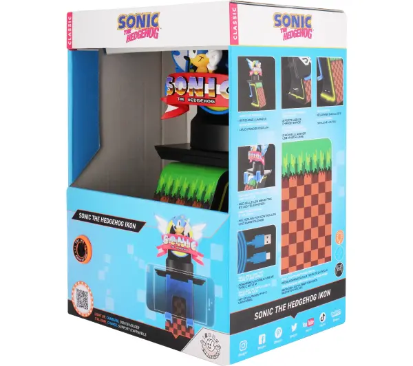 Exquisite Gaming Cable Guys Light Up Ikon Sonic