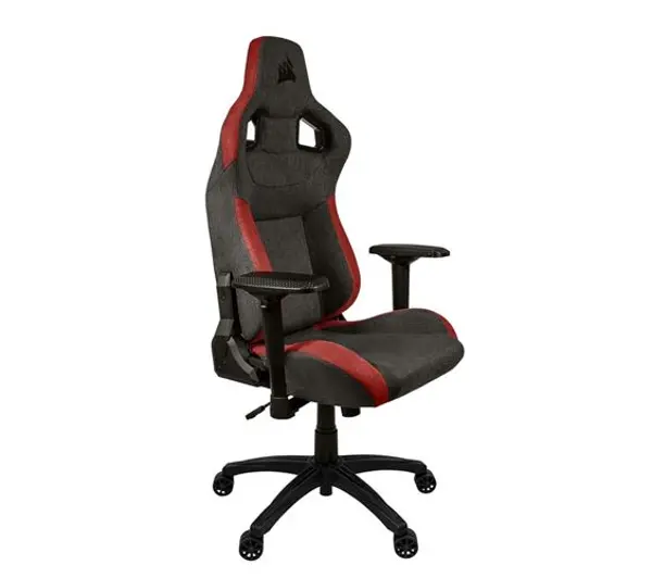 Corsair T3 Rush Gamingowy do 120kg Tkanina Szaro-czerwony - Kup na Raty - RRSO 0%